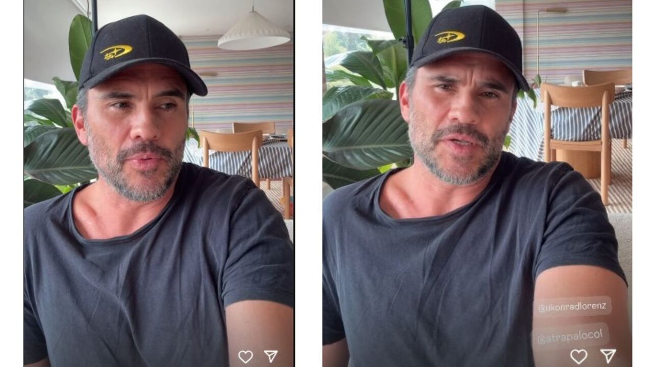 Juan Pablo Raba tras salir del hospital