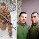 De izquierda a derecha, soldados (r) colombianos asesinados en Ucrania: Diego Ulucue, Jairo Bahamón, Jhonatan Chimbaco y Joan Cerón.