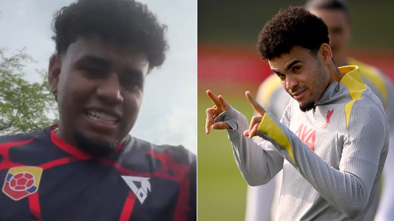 Roller Díaz en un video informal soltó el equipo de España que prefiere su hermano, Luis Díaz