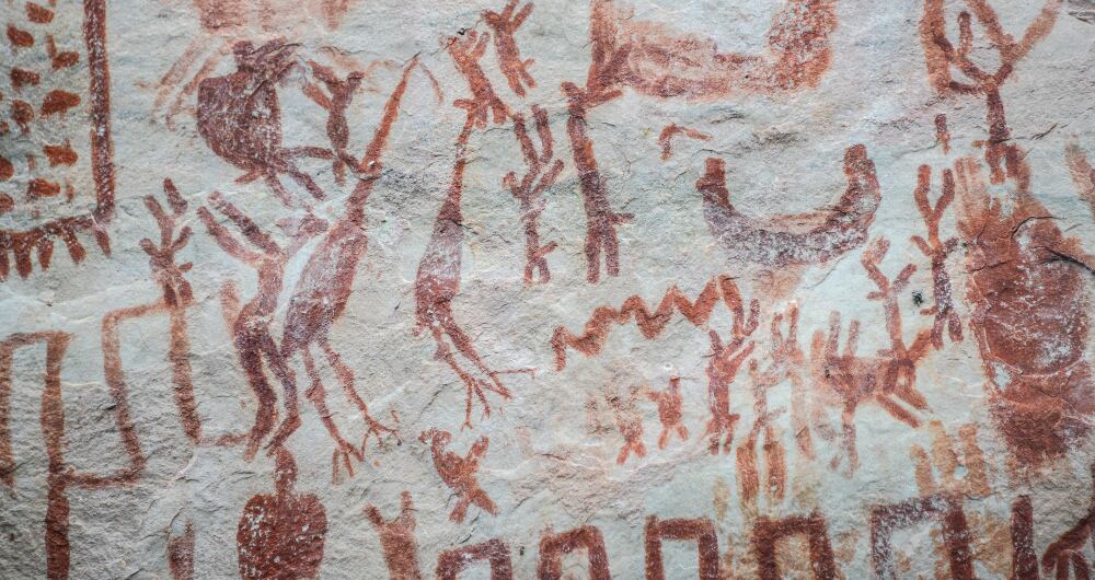 pictografías de comunidades indígenas en el Guaviare