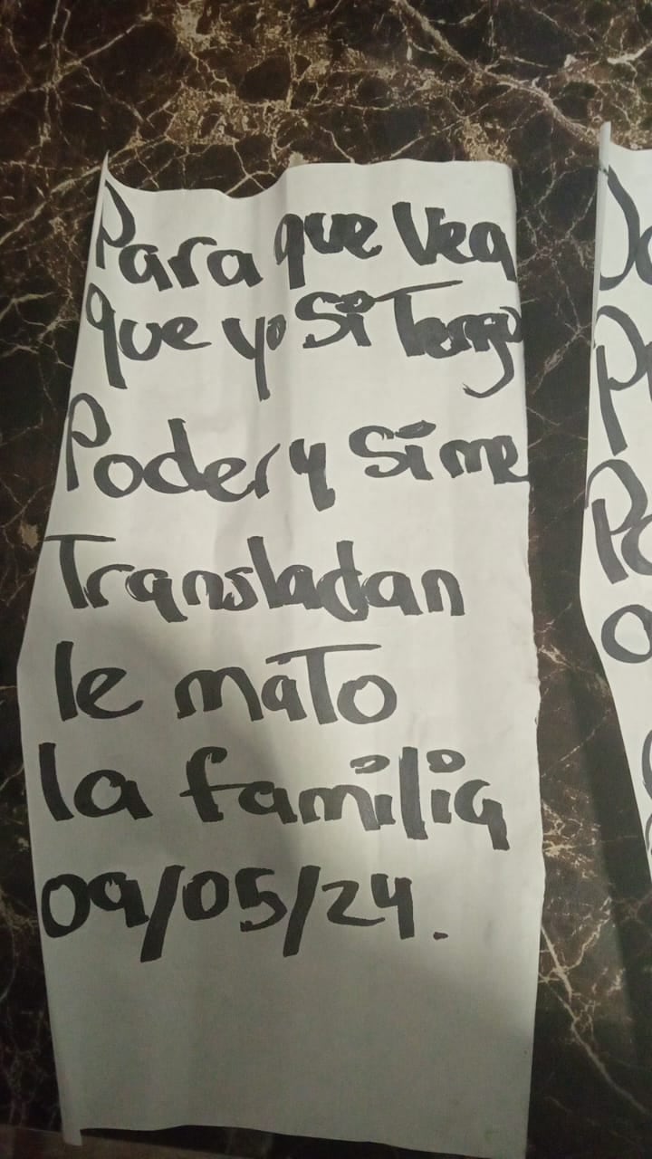 Cárcel La modelo
Amenazas Director