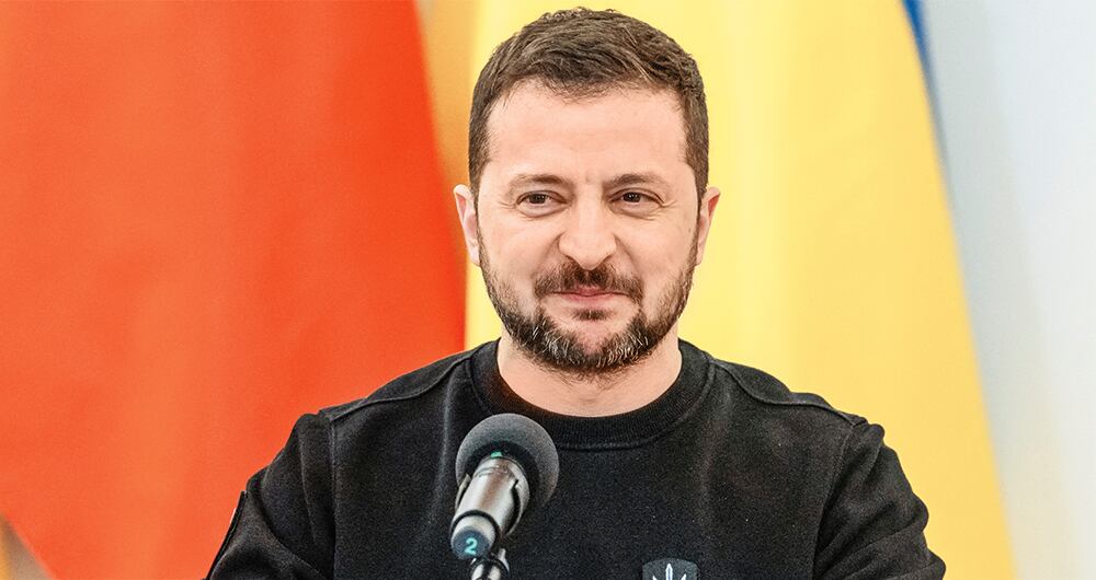 El presidente ucraniano es el pilar de la guerra en su país