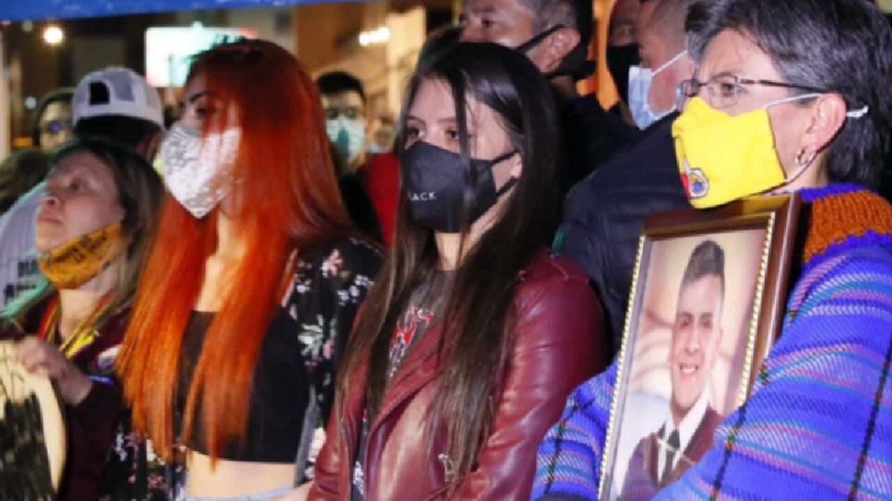 Claudia López fue abucheada en homenaje a Dilan Cruz.