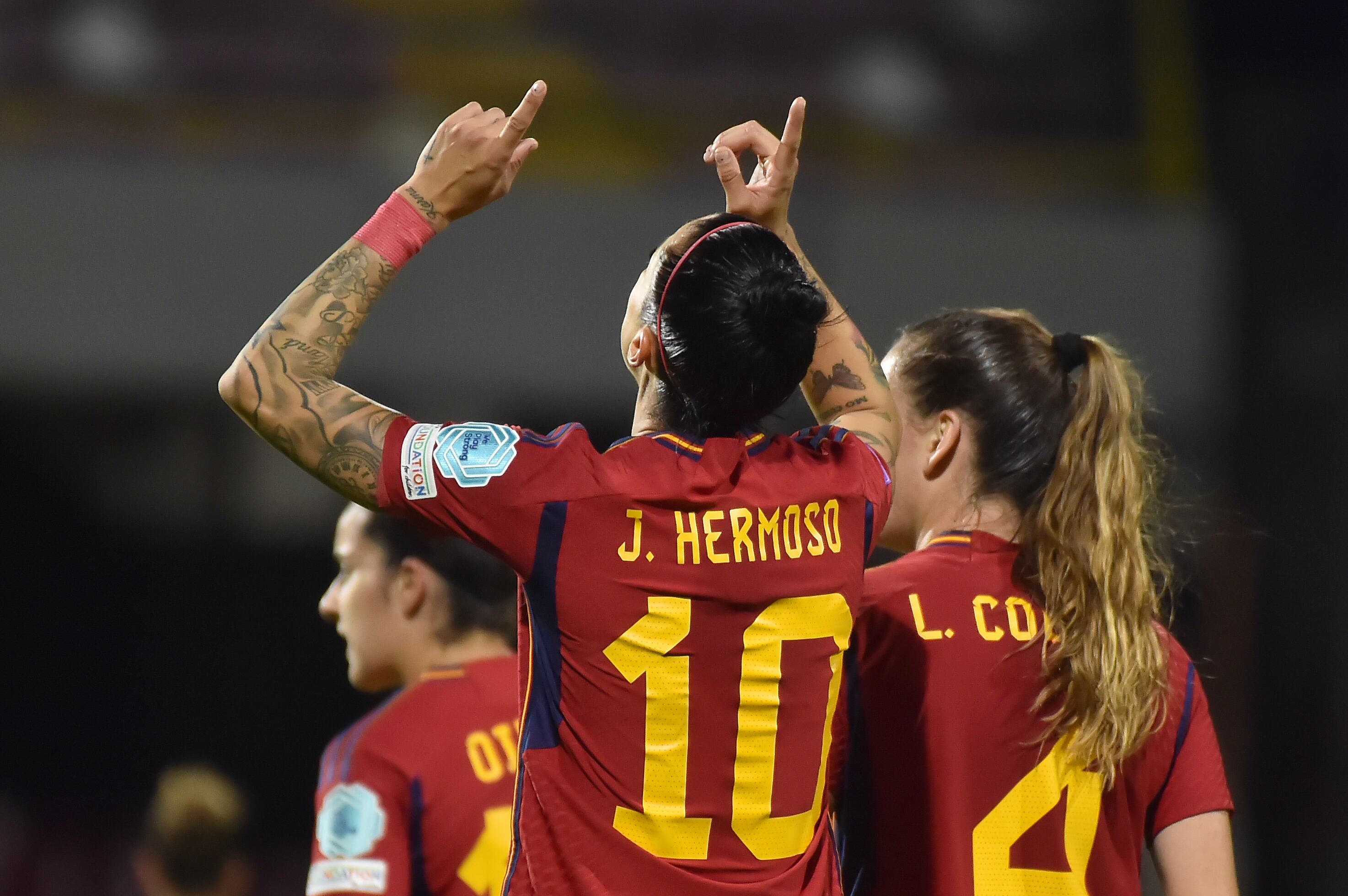 Jenni Hermoso, jugadora de España.