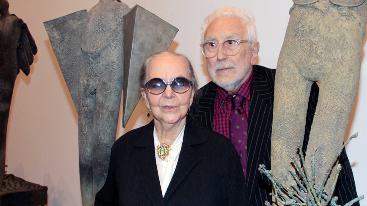 Olga de Amaral y Jim Amaral.