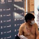 Vacunación de habitantes de calle en Bogotá