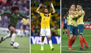 Un once ideal con todas las generaciones de la Selección Colombia.