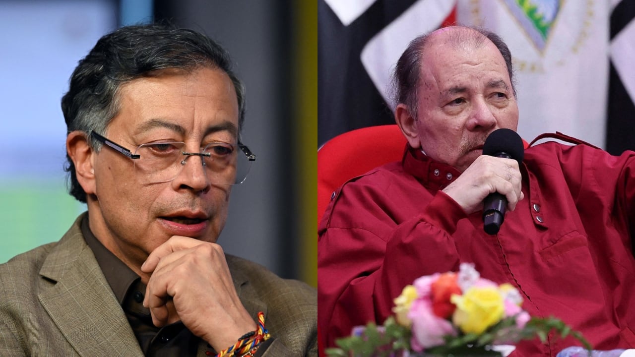 Gustavo Petro y Daniel Ortega.