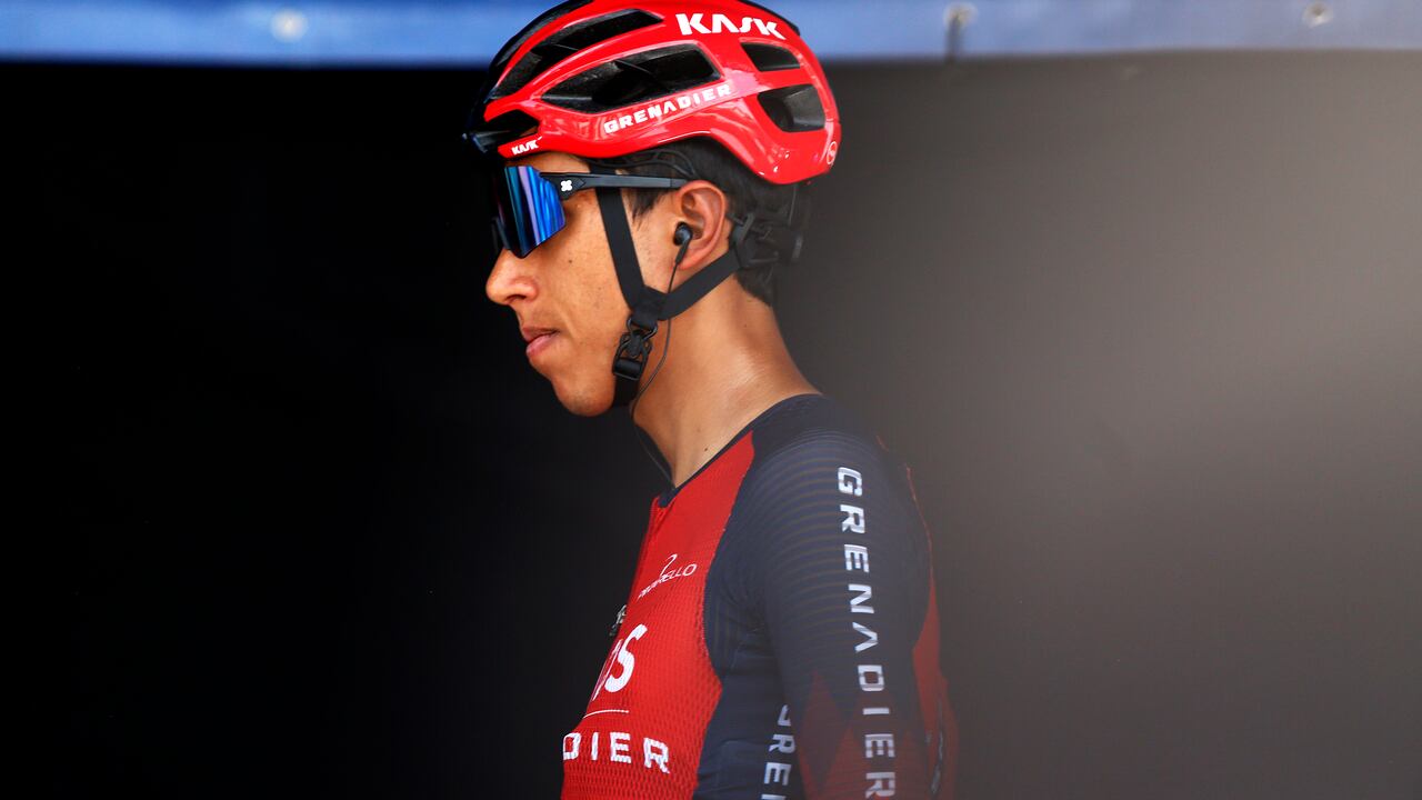 CHIMBAS, ARGENTINA - JANUARY 27: Egan Arley Bernal Gomez of Colombia and INEOS Grenadiers prior to the 39th Vuelta a San Juan International 2023, Stage 5 a 173,3km stage from Chimbas to Alto Colorado 2623m / #VueltaSJ2023 / on January 27, 2023 in Chimbas, Argentina. (Photo by Maximiliano Blanco/Getty Images)