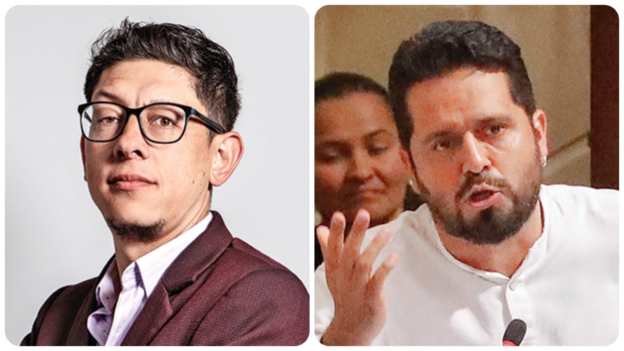 El ministro de Educación, Daniel Rojas, y el congresista Alfredo Mondragón.