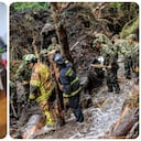 Javier Velilla fue arrasado por una avalancha en la vía que de Bogotá comunica a La Calera. Los organismos de socorro aún no lo han encontrado.