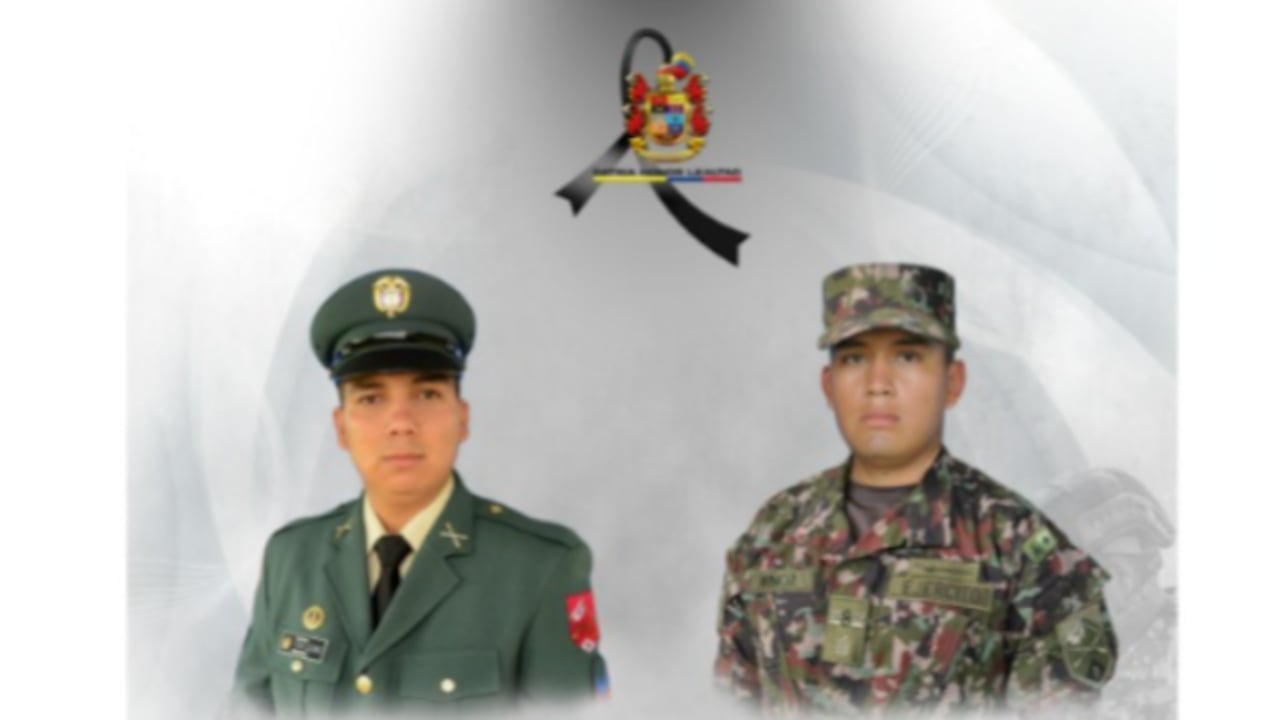 Los uniformados fueron atacados con explosivos.