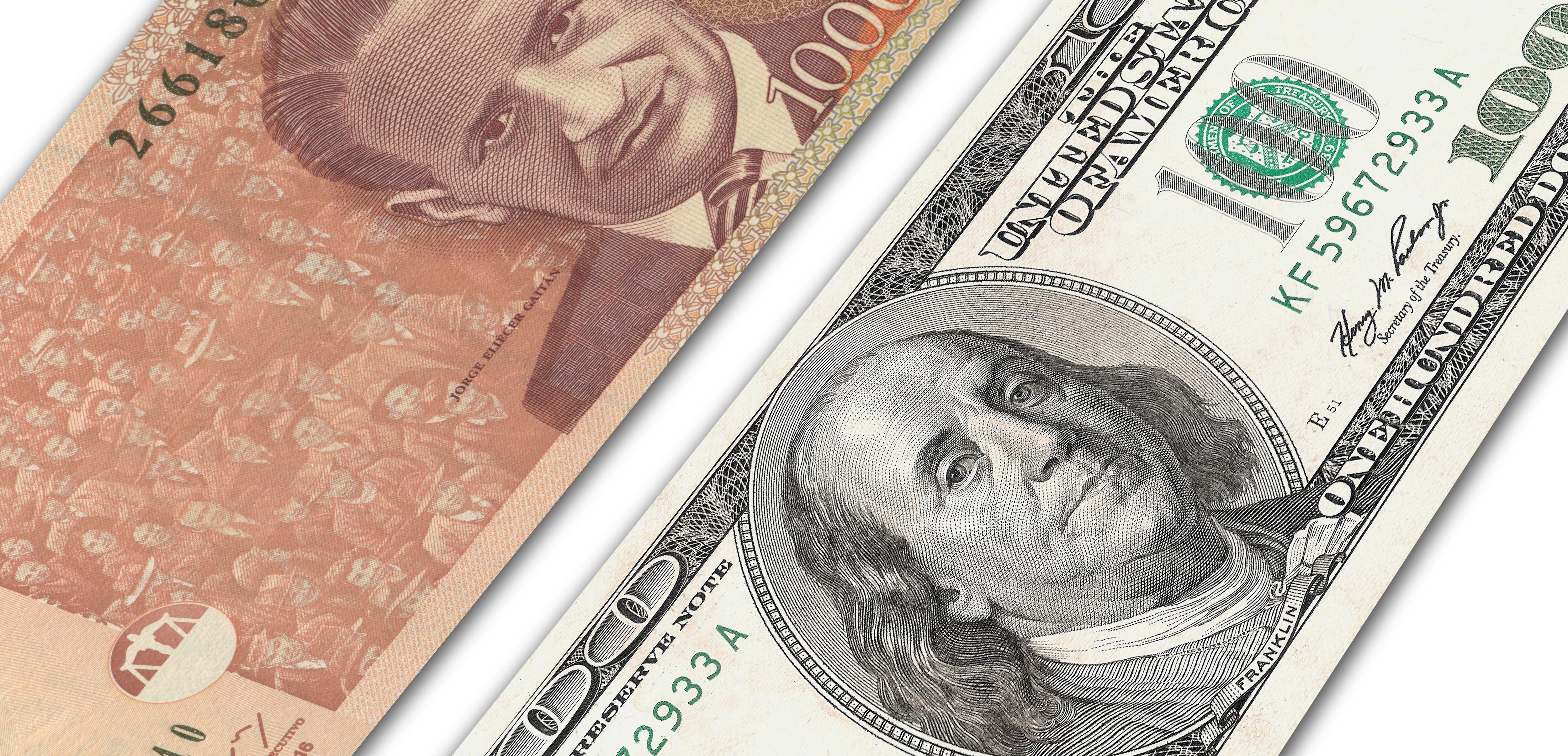 Dólares Pesos dolar