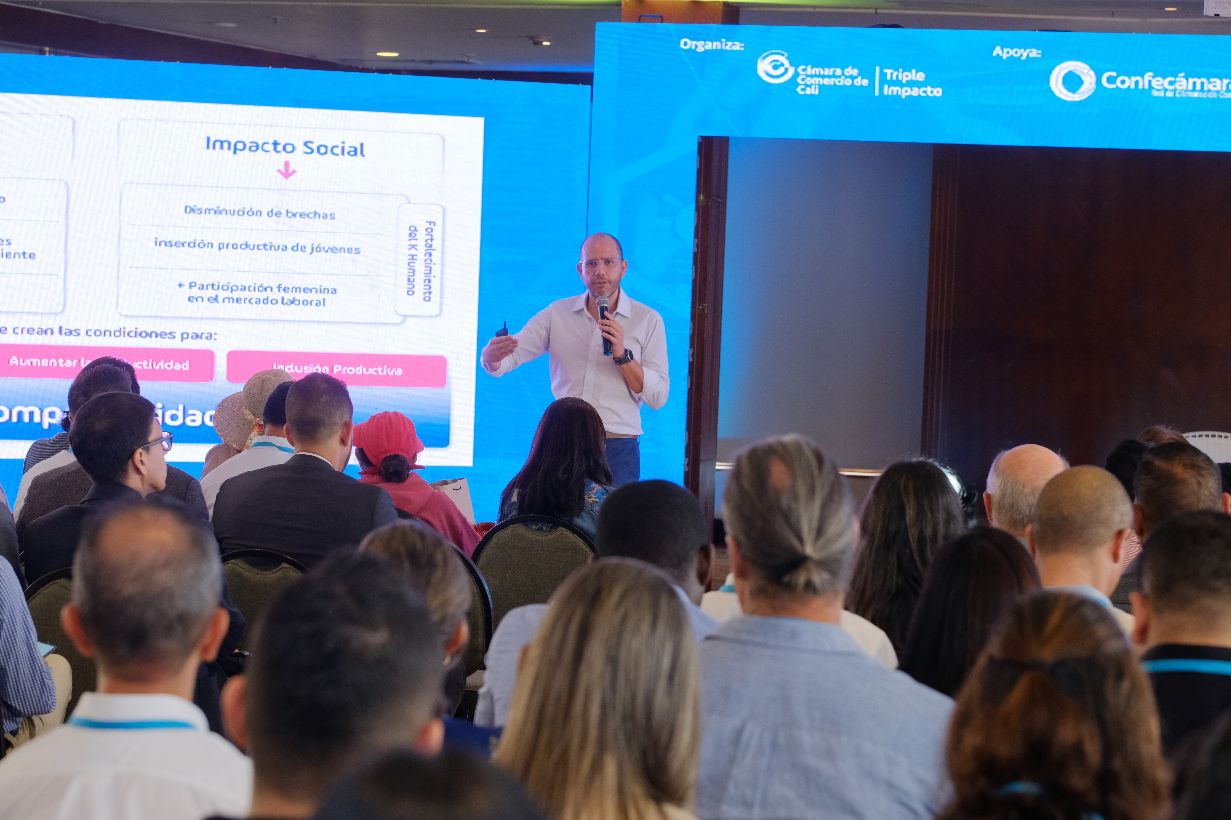 La Cámara de Comercio de Cali (CCC), realizará el próximo 18 de julio, en el Centro de Eventos Valle del Pacífico, la ‘Rueda de Conexiones Triple Impacto 2024’.