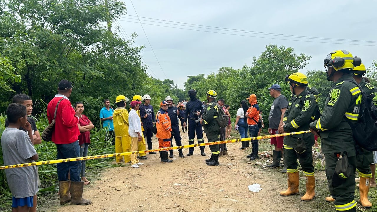 Organismos de socorro en Atlántico.