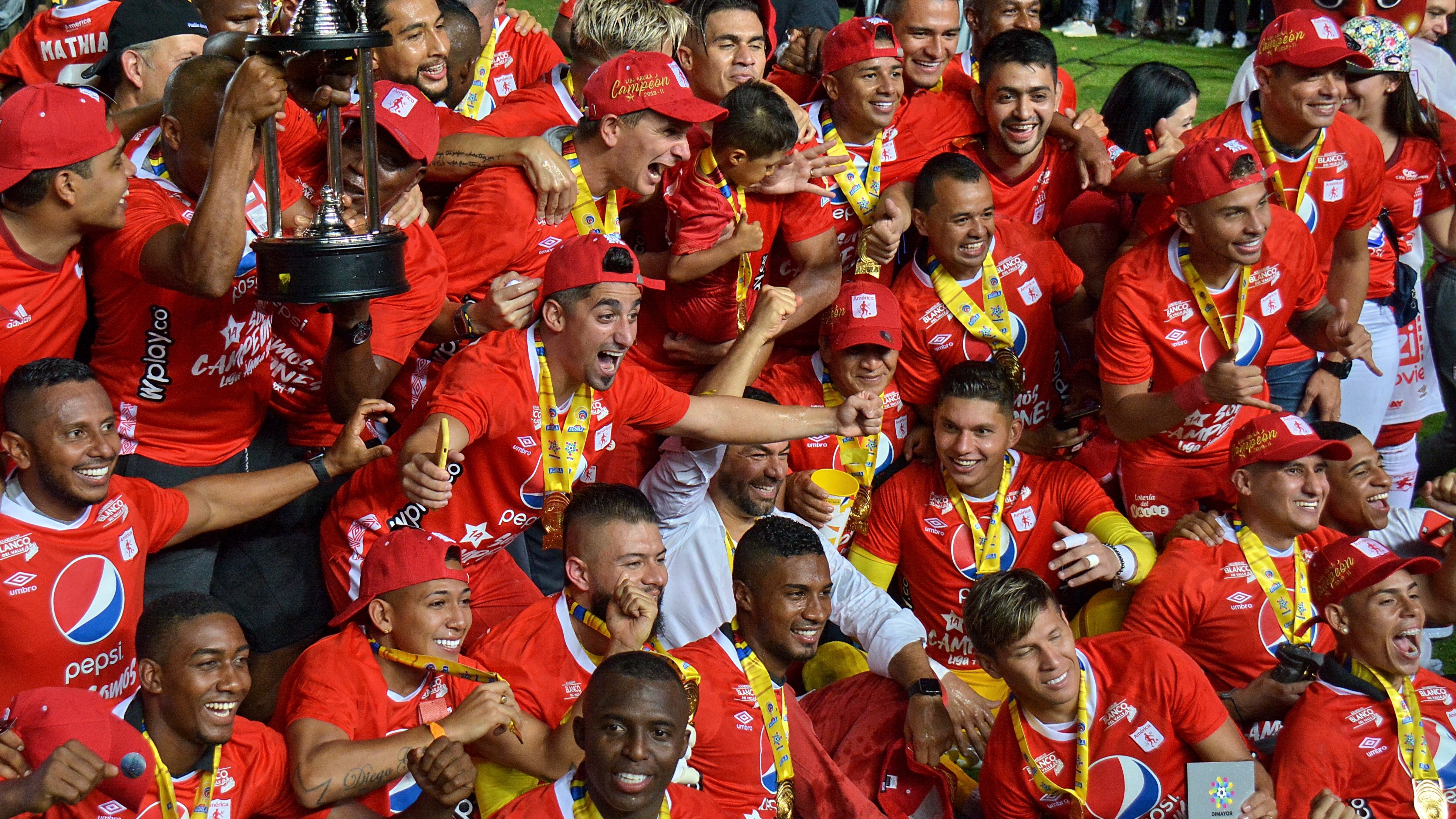 Jugadores del América campeón del 2019.