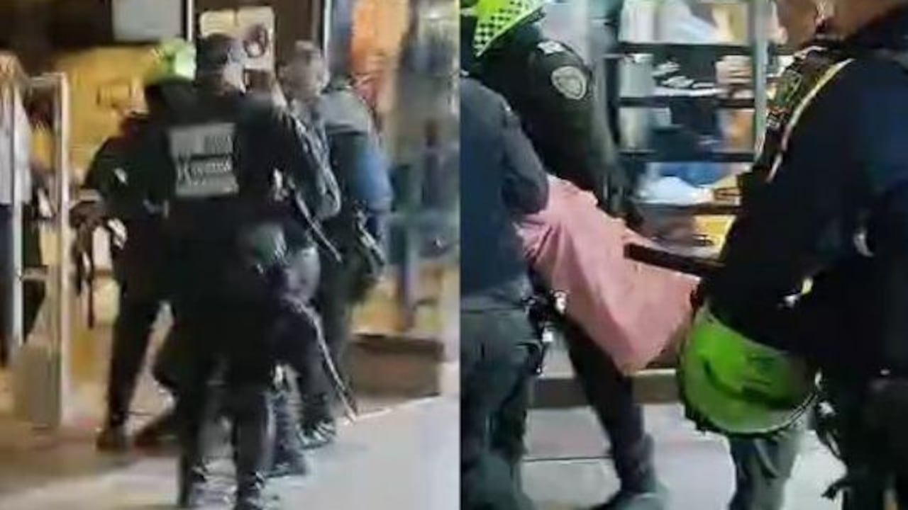 Las autoridades terminaron por custodiar al responsable de este grave hecho de violencia de género.