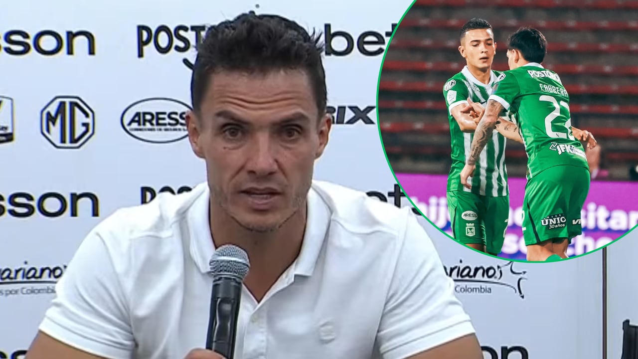 Lucas González, DT de Atlético Nacional llenó de elogios a Elías Cabrera