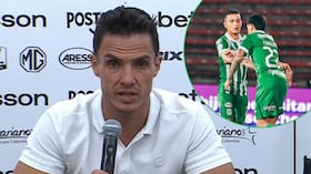 Lucas González, DT de Atlético Nacional llenó de elogios a Elías Cabrera