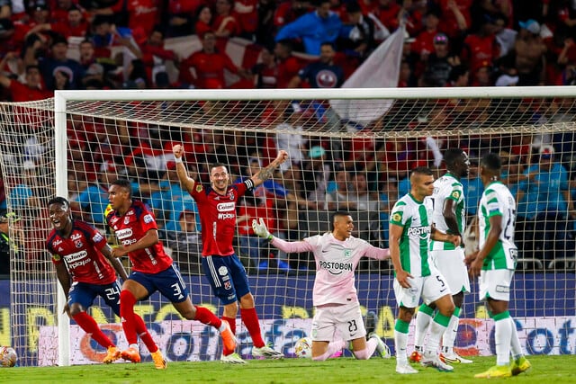 Nacional y Medellín se verán las caras este sábado 14 de octubre por la fecha 17 de la Liga