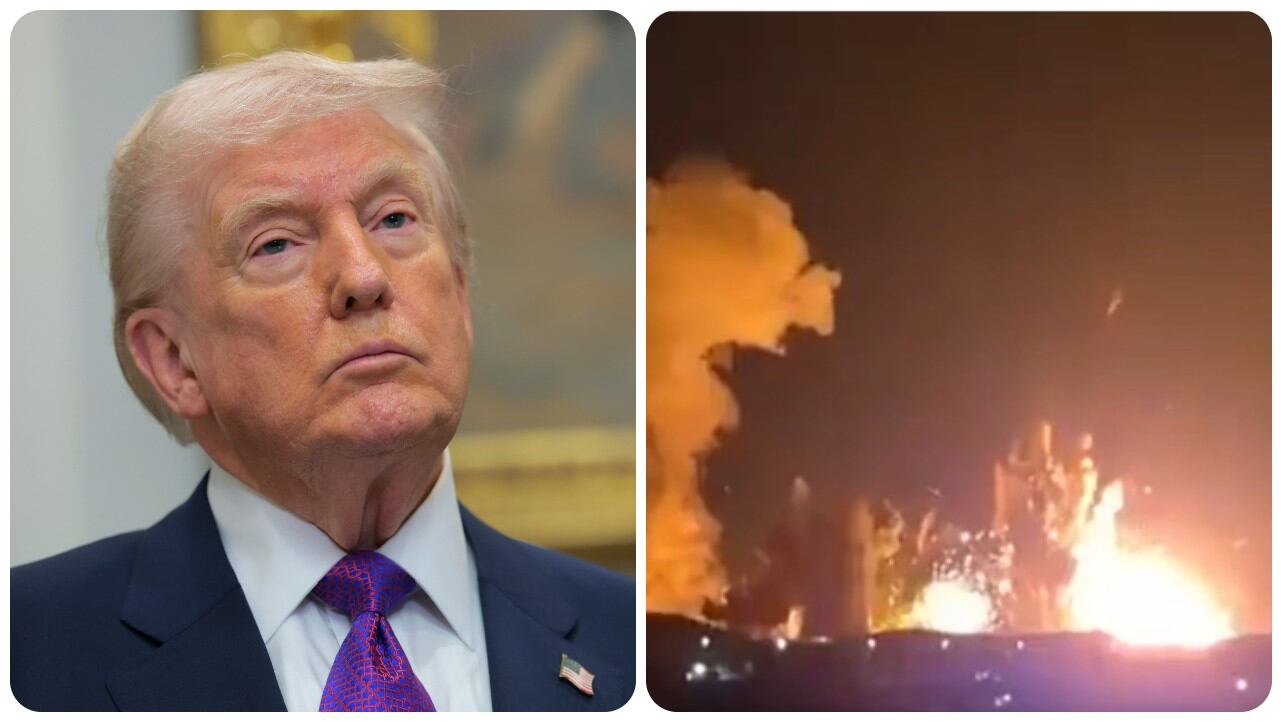 Donald Trump y las explosiones en Isfahan