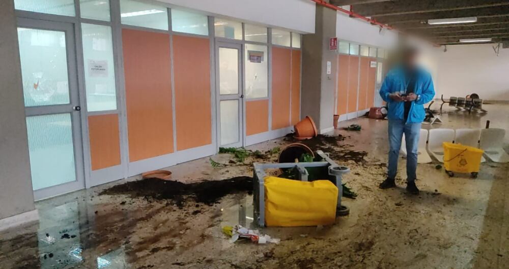 Indígenas se tomaron las instalaciones de la Alcaldía de Medellín y causaron estragos.