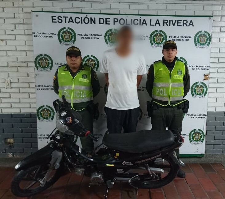 'El Tendero' y otra persona, fueron dejados a disposición de la autoridad competente.