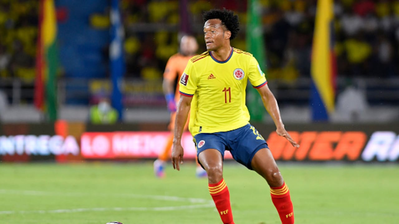 Juan Guillermo Cuadrado se perderá el último juego de eliminatorias por acumulación de tarjetas.