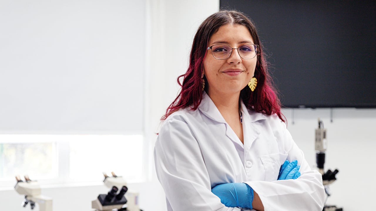 Juliana Fonseca quiere investigar y trabajar con la biodiversidad del país; también, profundizar sus conocimientos en el exterior y luego regresar a Colombia a ponerlos en práctica.