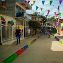Calle que entregaron en Cartagena.