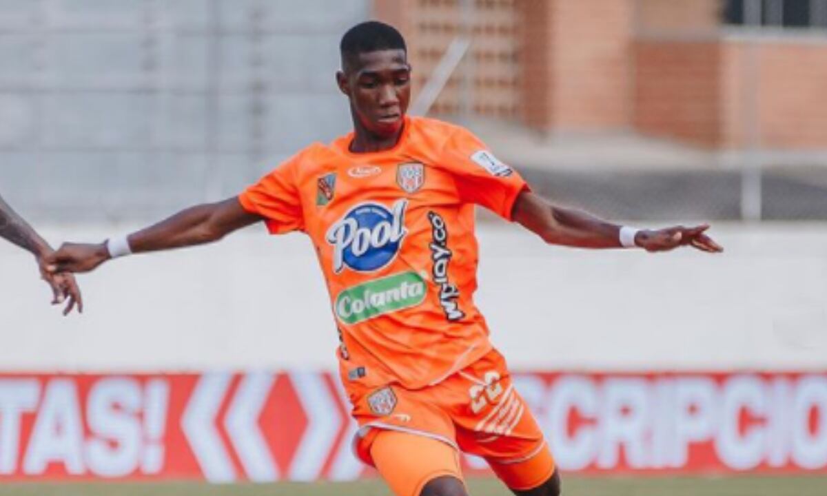 Yaser Asprilla, jugador Envigado. Foto: Instagram oficial - cheo_asprilla_10