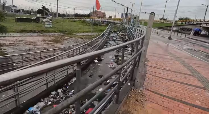 El creador de contenidos mostró la otra cara del centro de Bogotá