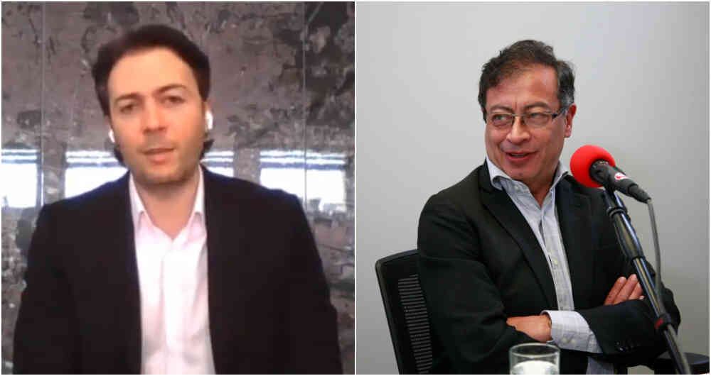 Daniel Quintero y Gustavo Petro.