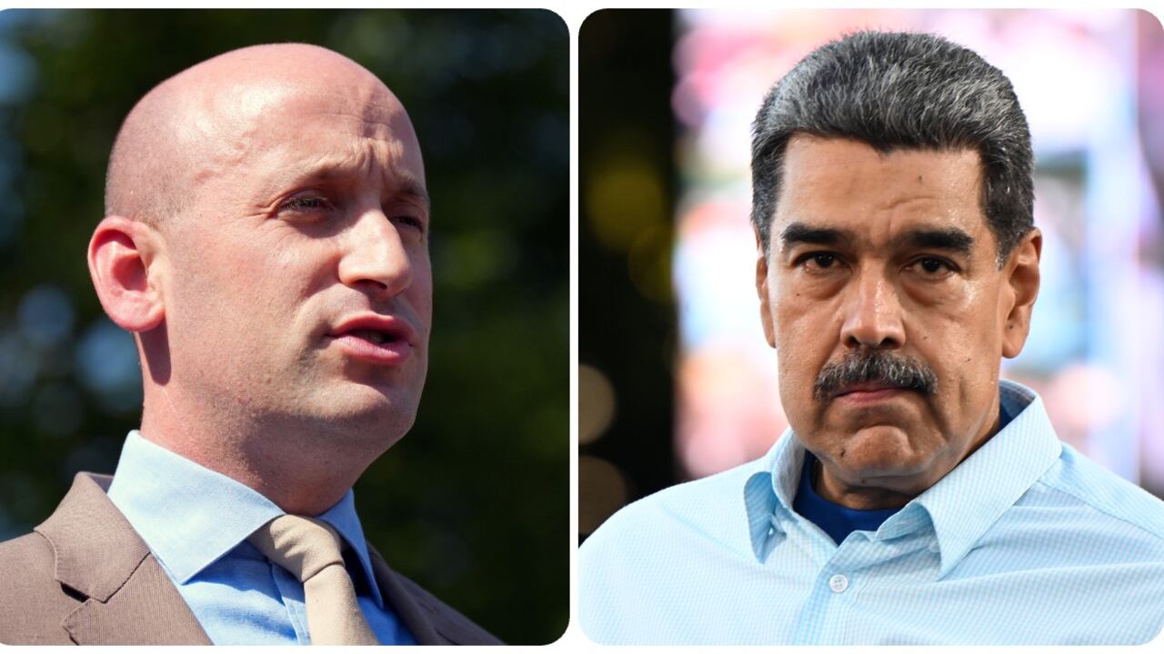Stephen Miller y Nicolás Maduro