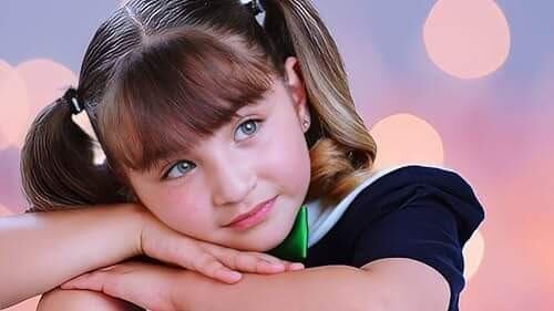 Daniela Luján cuando interpretó Luz Clarita.