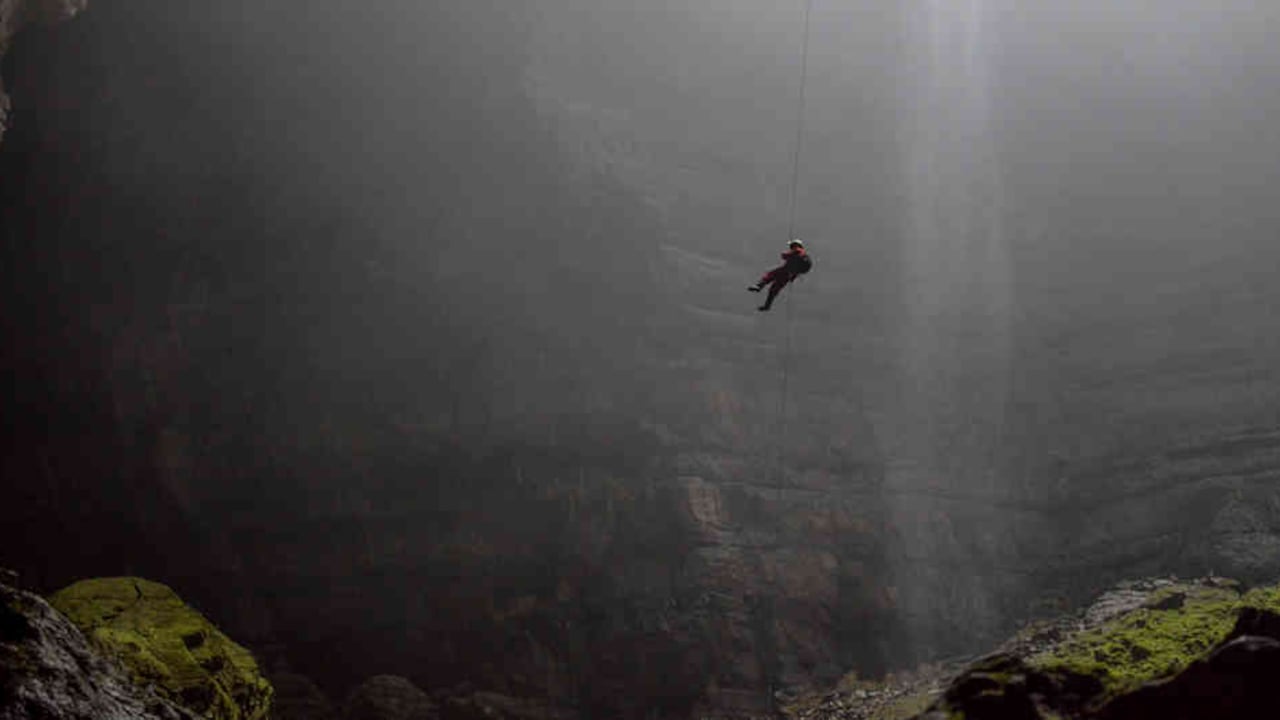 Caverna El Águila, en el municipio de Bolívar, Santander.