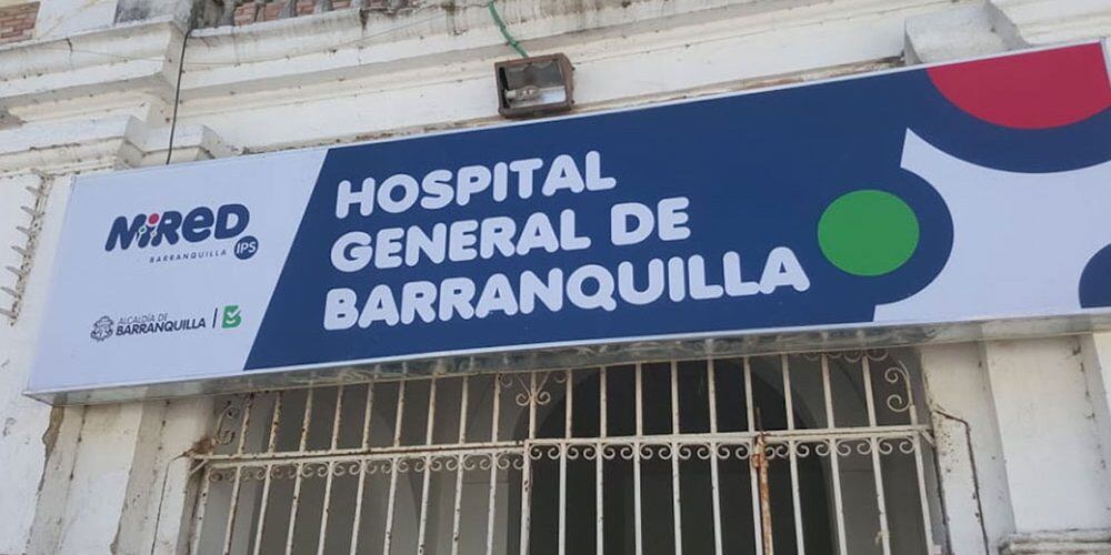 Hasta el Hospital General de Barranquilla fue llevada la joven herida.