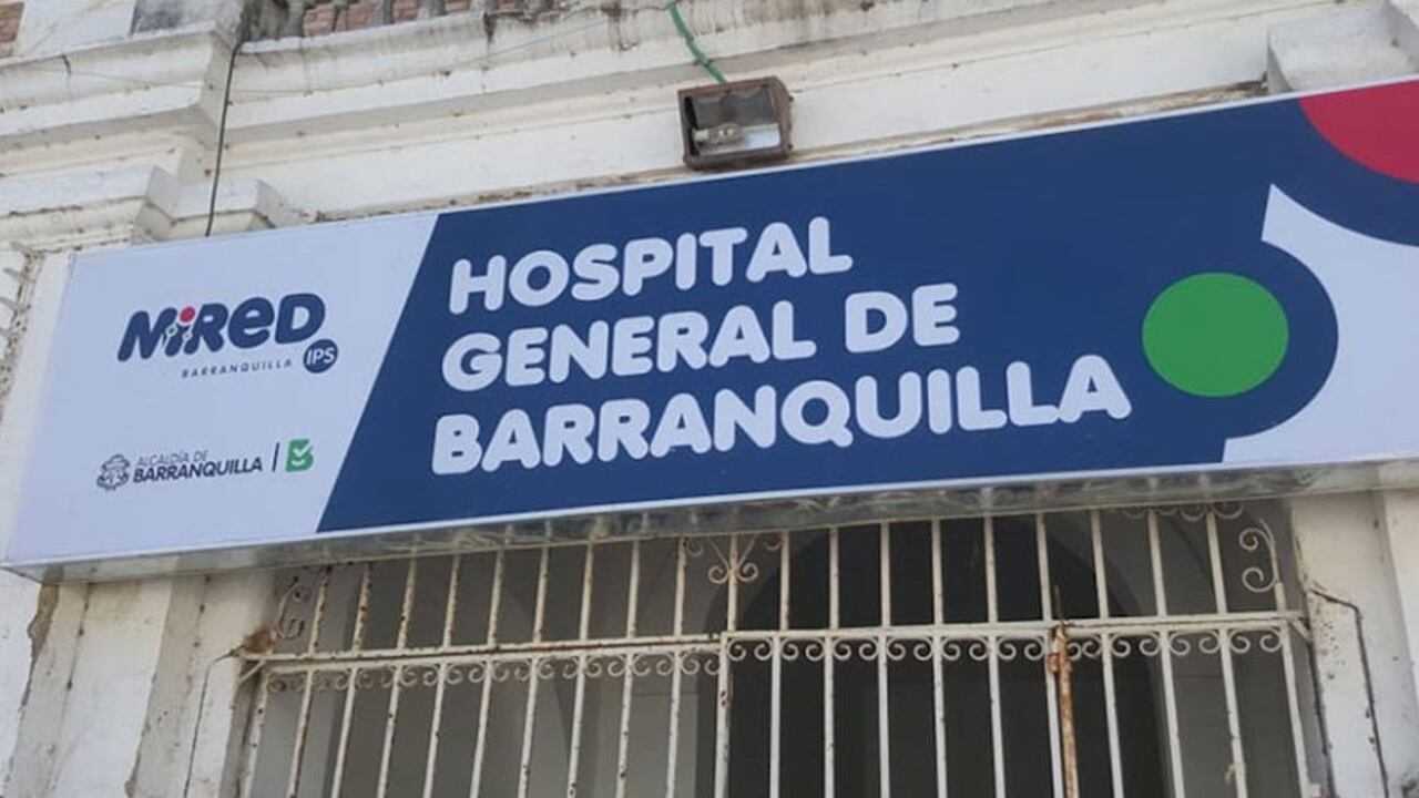 Hasta el Hospital General de Barranquilla fue llevada la joven herida.