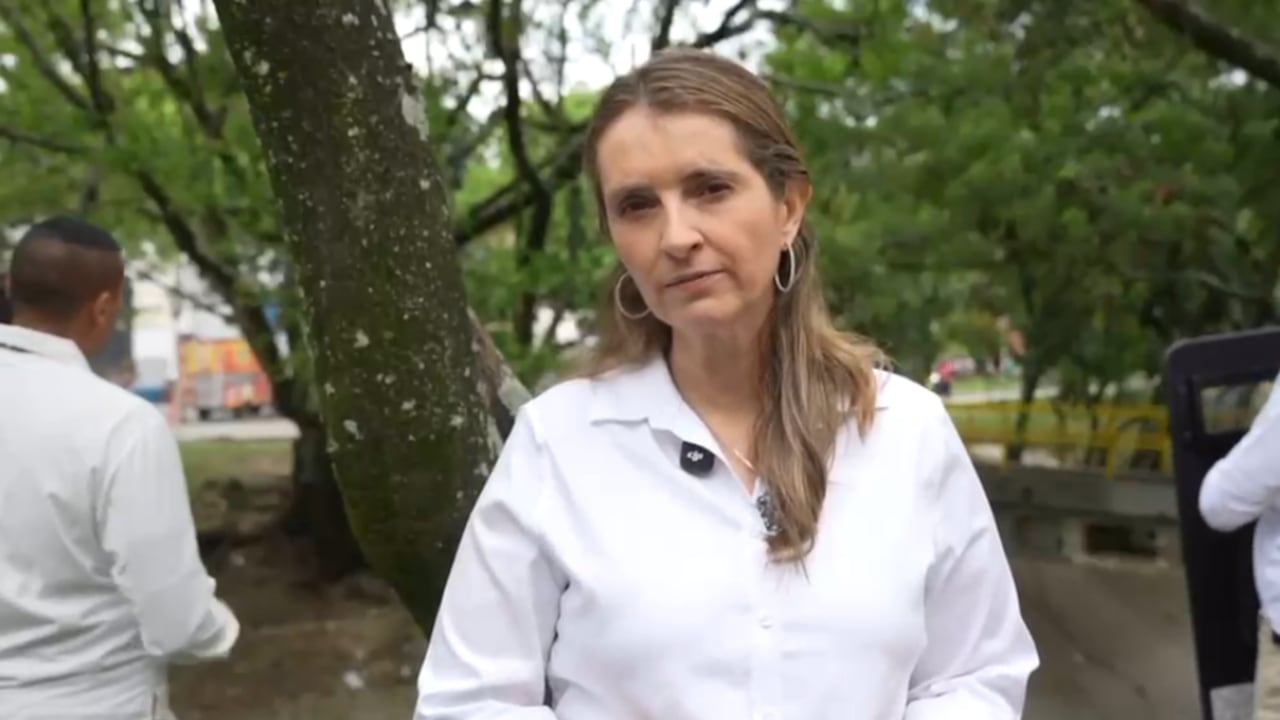 Paloma Valencia, senadora, el 8 de mayo de 2026, en Medellín