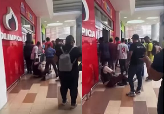 Ocho personas resultaron heridas en medio del asalto.