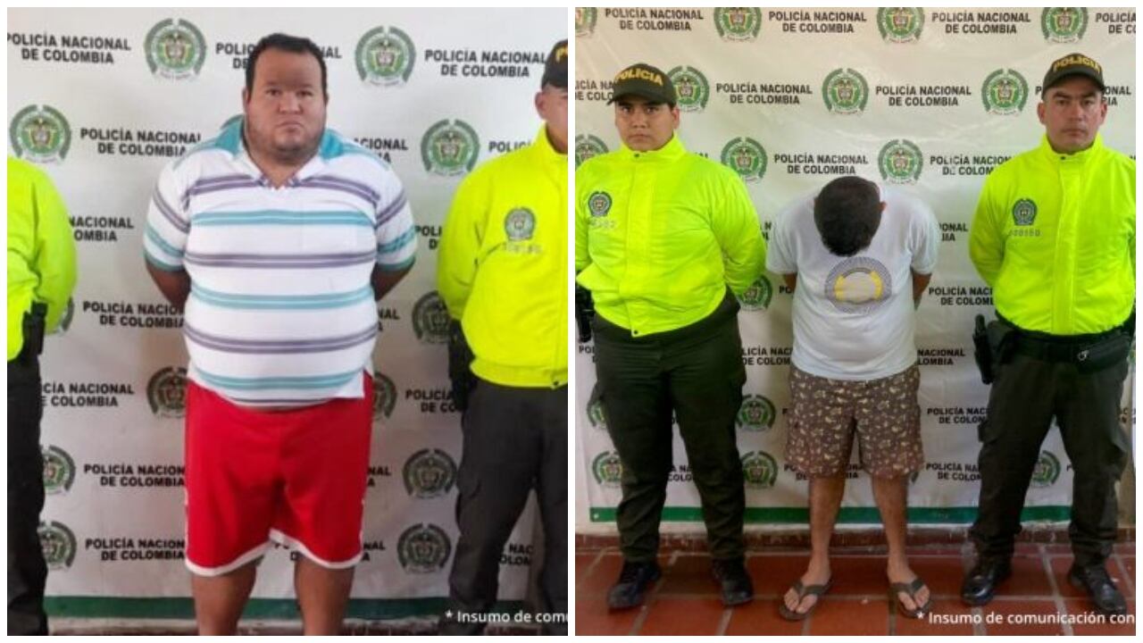 Sebastián Díaz Echavarría y Samuel Eliécer Quintero, señalados asesinos de una comerciante en Simití