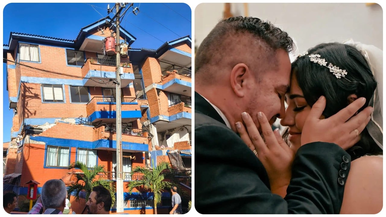 Óskar Ortiz y su esposa perdieron su hogar en Dosquebradas