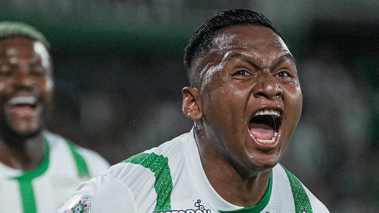 Alfredo Morelos está de regreso en los entrenamientos con Atlético Nacional.
