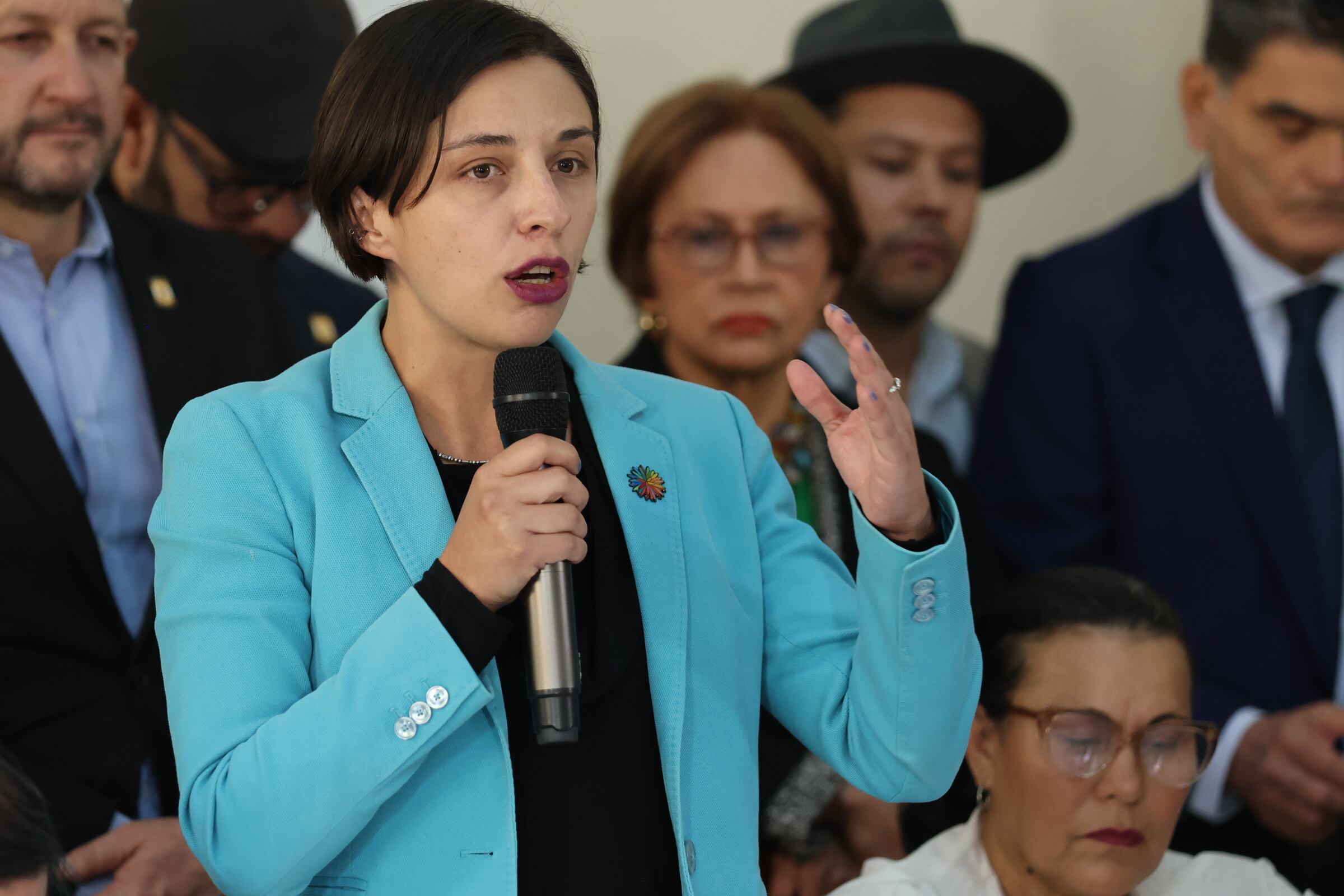 Martha Carvajalino Ministra de Agricultura la radicación del Proyecto de Ley de Jurisdicción Agraria.