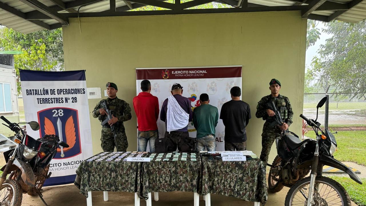 Cuatro presuntos miembros de la Segunda Marquetalia, entre ellos un cabecilla, fueron capturados en Vichada.
