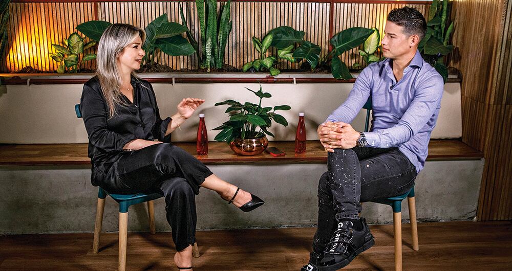 James Rodríguez en entrevista con Vicky Dávila, directora de SEMANA.