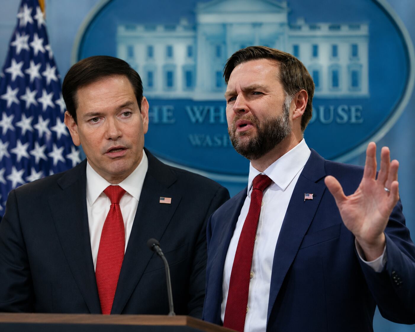 Marco Rubio y J. D. Vance.