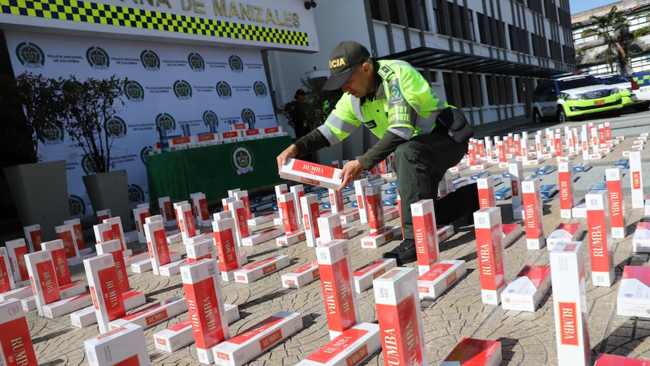 Los cigarrillos procedían de Medellín y tenían como detino la ciudad de Pereira