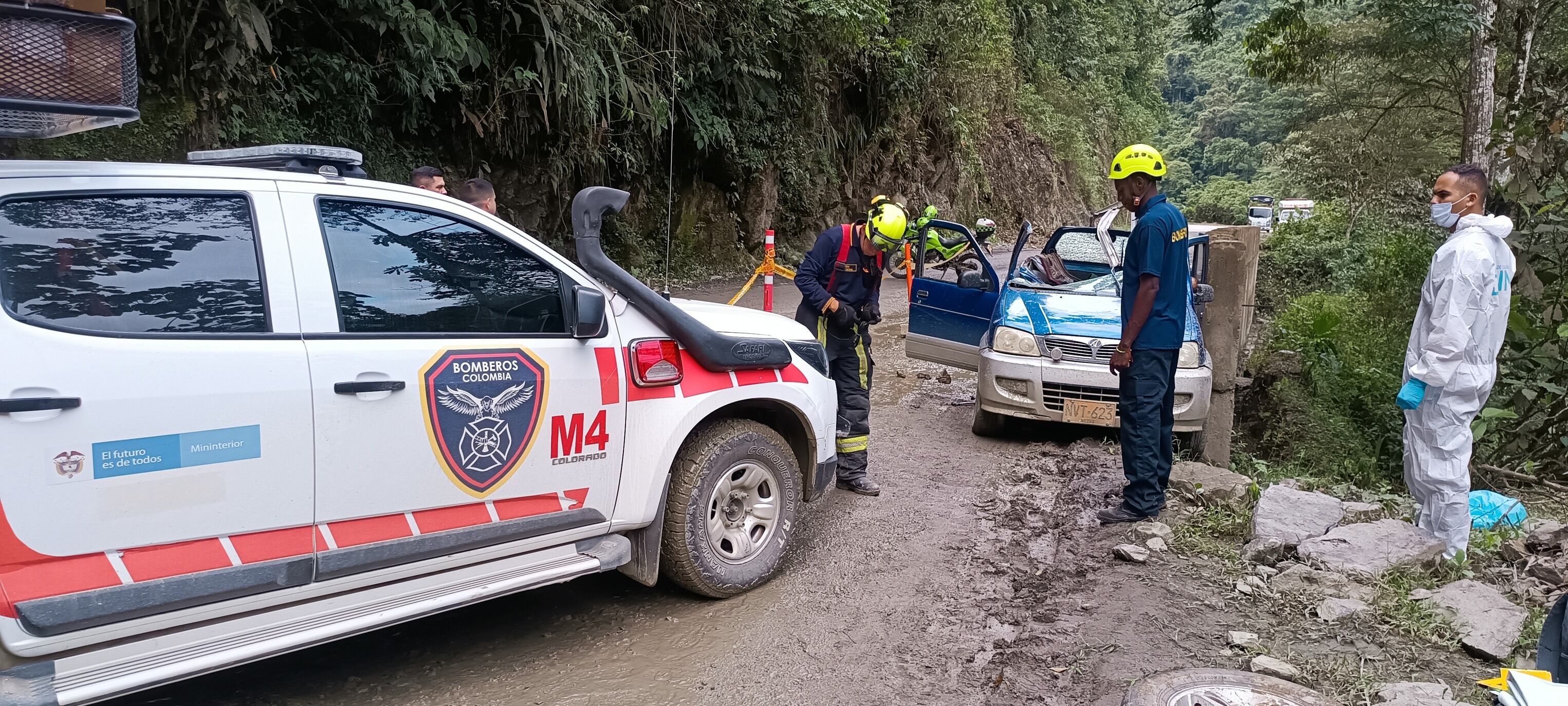 El siniestro tuvo lugar en la vereda La Caña, a la altura del kilómetro 8, antes de llegar al sector de Itaurí.