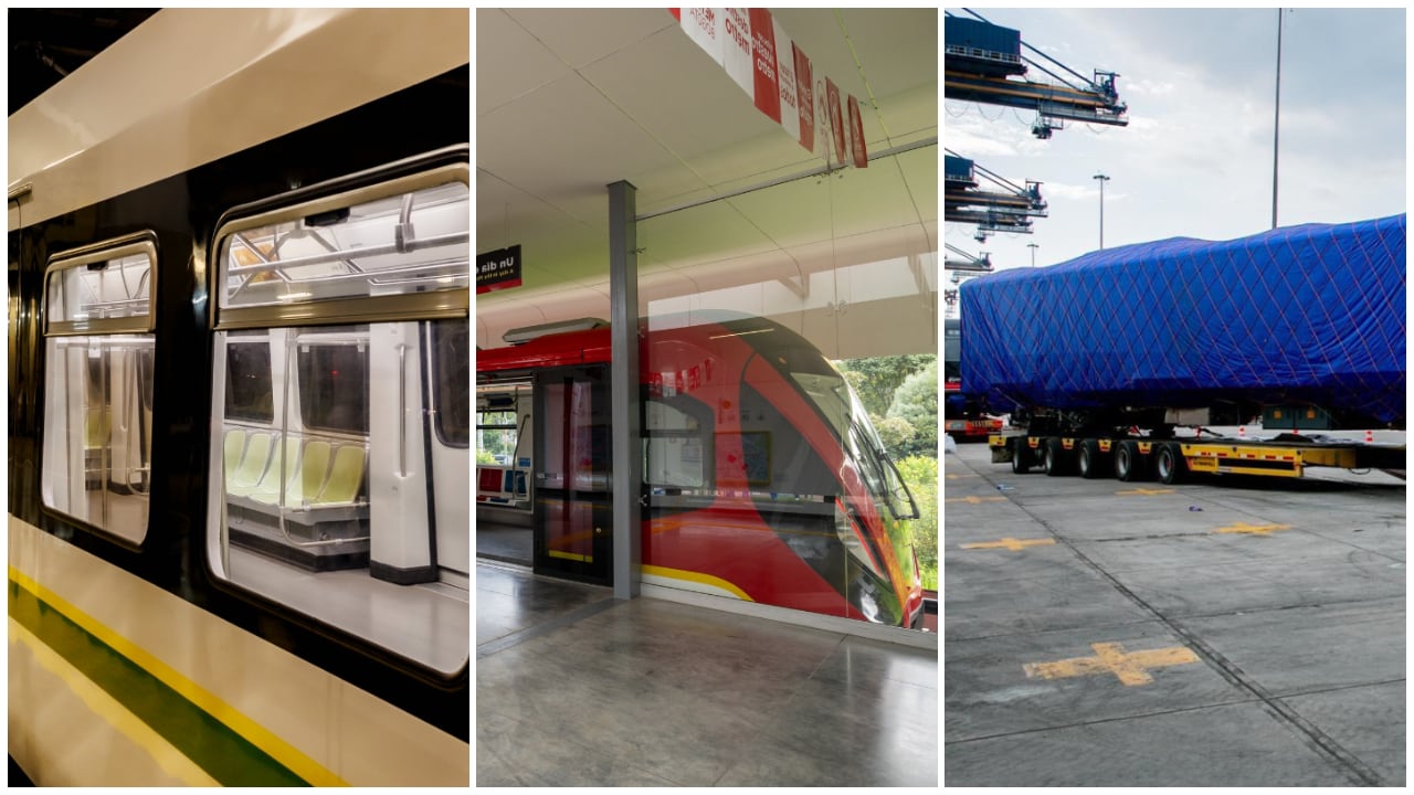 El Metro de Medellín, el Metro de Bogotá y el Metro de Bogotá trasladado desde Cartagena a la capital del país